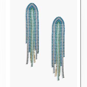 Baublebar Pavé Tassel Drop Earrings